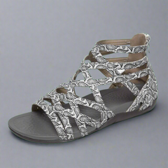 Seraphina | Elegante Sandalen mit Komforteffekt in Zebramuster