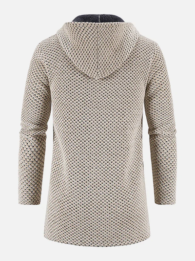 Lange Kapuzenjacke für Männer