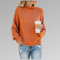 HELENA | ELEGANTER STRICKSTIL in Orange