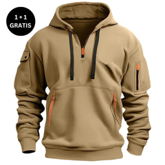 Max - Kapuzenpullover in Khaki
