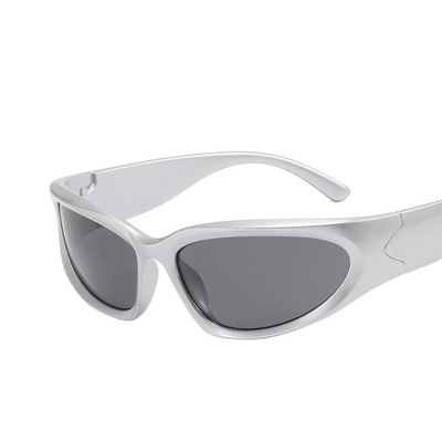 Damen Modisch Ovale Sonnenbrille | Umschließend