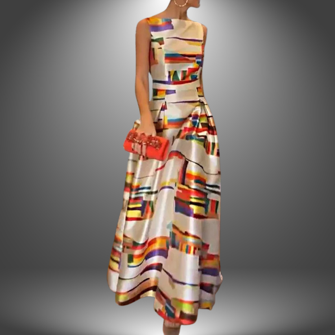 Bianca© | Handgefertigtes lässiges langes Kleid