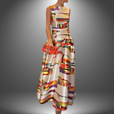 Bianca© | Handgefertigtes lässiges langes Kleid
