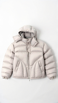 Ariyan - Warme Winterparka-Jacke für Herren - mit Kapuze in Khaki