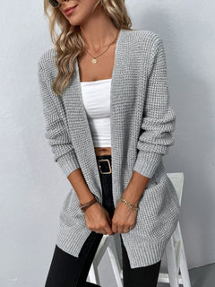 Jane - Strickjacke - Kuschelig und Stilvoll in Grau