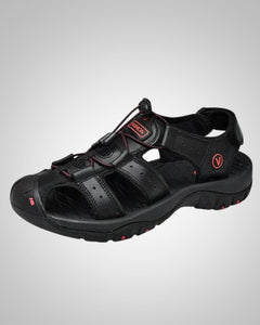 Paul | Herren Orthopädische Lauf Sandalen in Schwarz