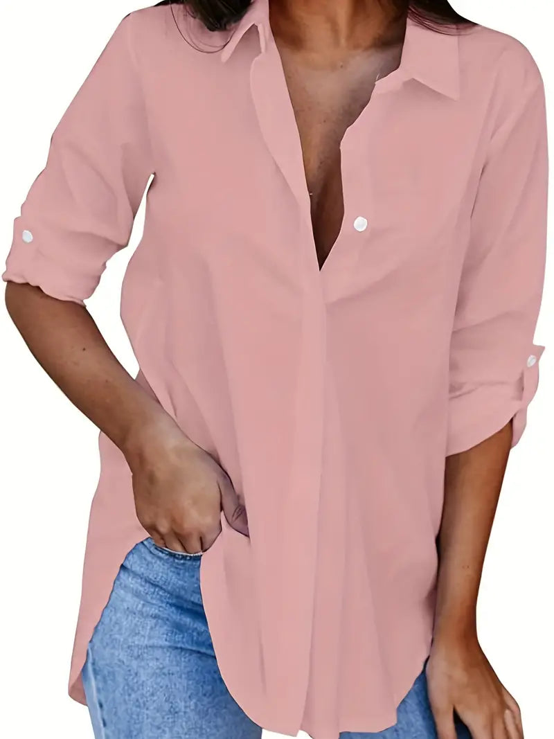 Collins - Elegante Damen-Knopfbluse