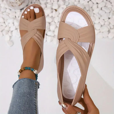Beatrice | Orthopädische Sandalen mit stylischer Schleife