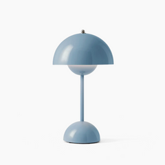 LuniLight LED-Lampe in Pilzform in Dunkelblau