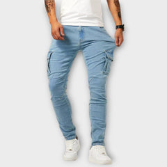 Leonardo - Elastische Jeans in Blau