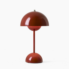 LuniLight LED-Lampe in Pilzform in Kastanienbraun