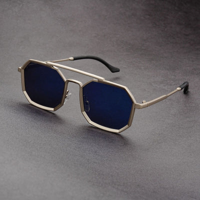 Stilvolle Geometrische Sonnenbrille für Herren | Klassisches Design
