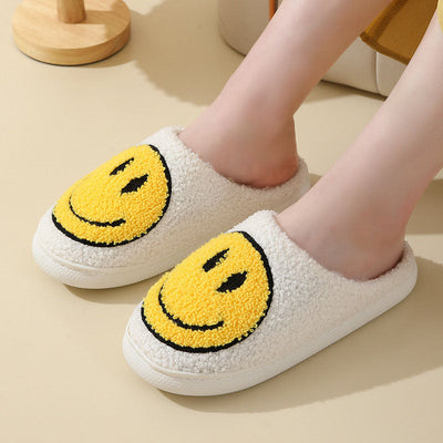 Unisex Lächeln-Muster Pantoffel | Warm und Weich