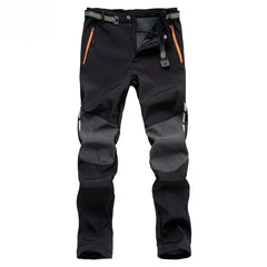 Strapazierfähige und wasserfeste Outdoorhose für Herren in Schwarz