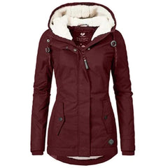 Laura - Winterjacke Damen in Rot