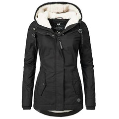 Laura - Winterjacke Damen in Schwarz