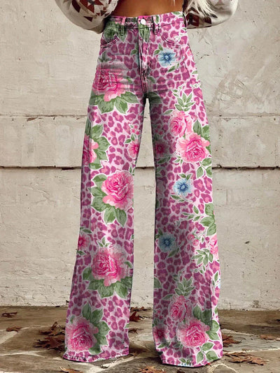 Cathleen - Weite Damenhose mit weitem Bein