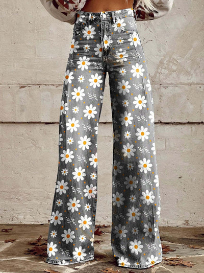 Cathleen - Weite Damenhose mit weitem Bein