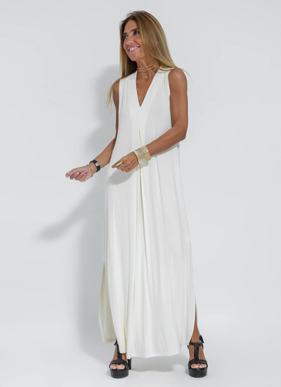 Elfleda - Langes Kleid mit Weste