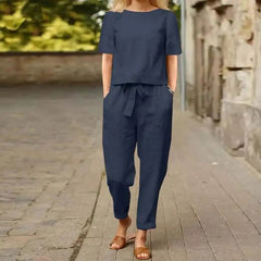 Emma – Frühlings-Set für Damen in Blau
