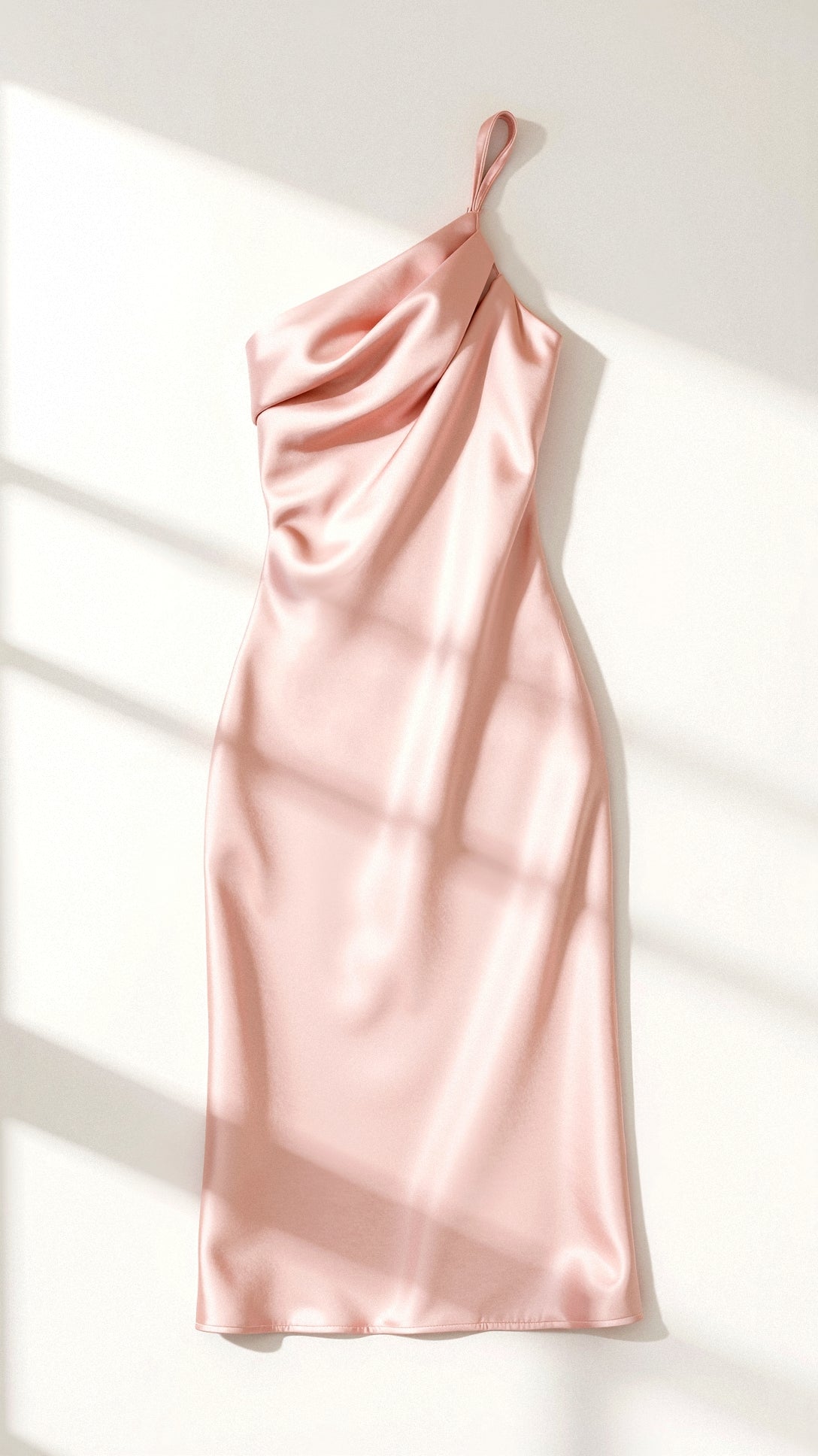 Louise - Verführerisch - One Shoulder Midi-Kleid