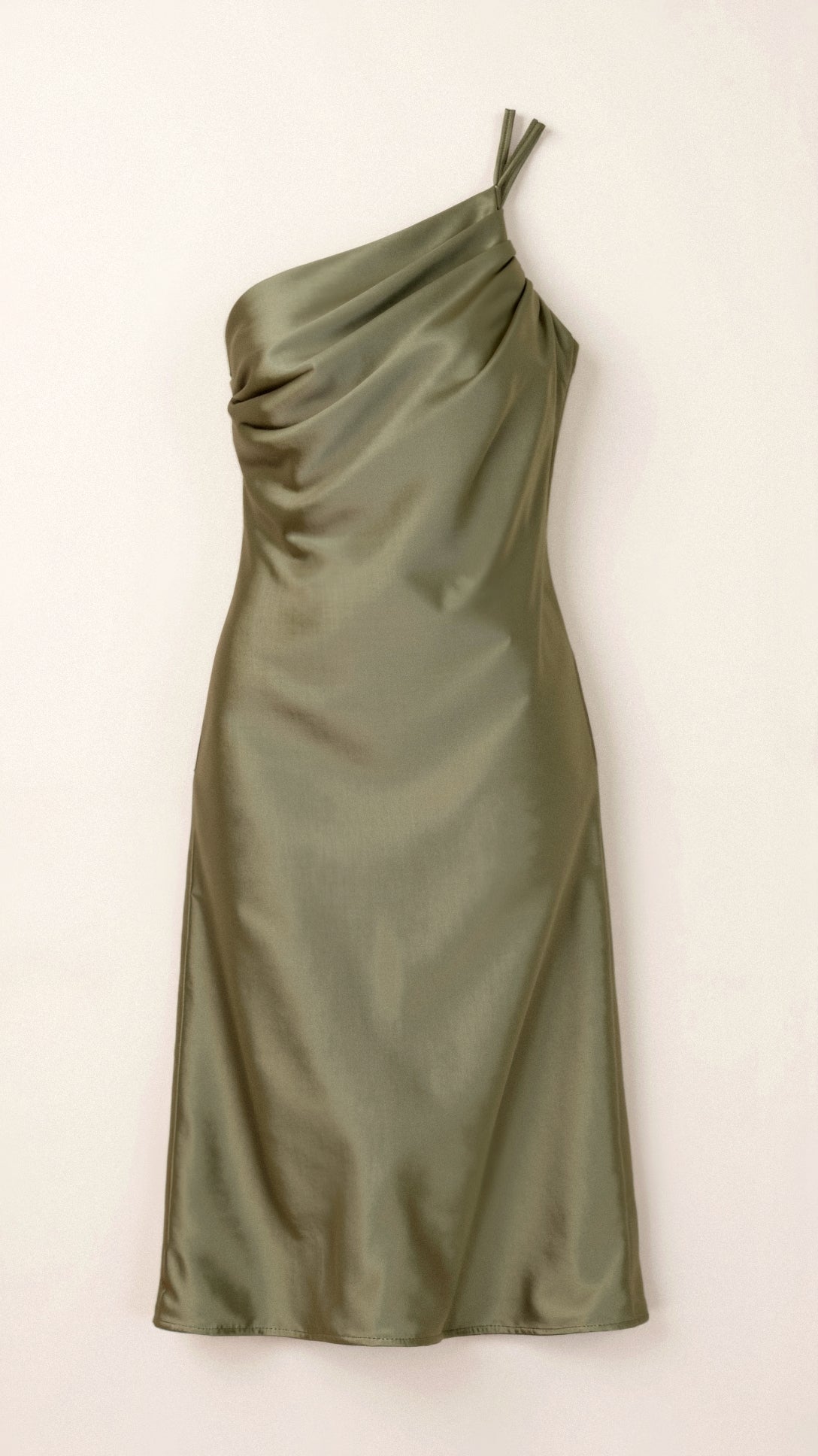 Louise - Verführerisch - One Shoulder Midi-Kleid