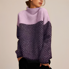 Yancy - Eleganter und modischer Pullover in Lila
