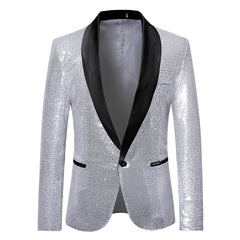 Pierce - Eleganter und zeitloser Blazer in Silber