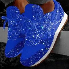 Ross - Stylishe Glitzer-Sneaker in Blau