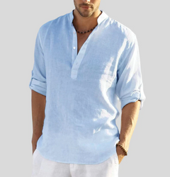 Saxton - Elegantes Hemd für herren in Hellblau