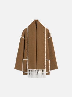 Mara™ | Klassische Schaljacke in Braun