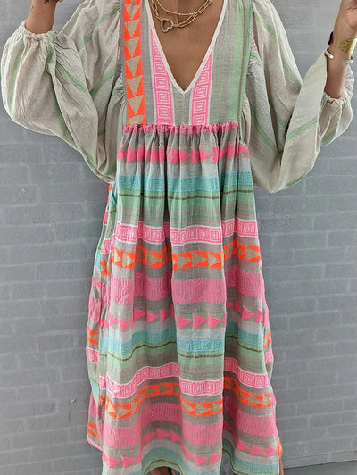 Mathilde- Sommerliches Maxikleid mit Farbverlauf