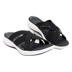 Natalia® | Orthopädische Sandalen für mehr Komfort und Halt in Schwarz