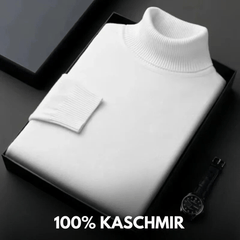 ZINDEL - KASCHMIR PULLOVER in Weiß