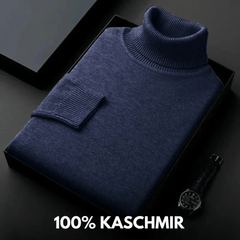 ZINDEL - KASCHMIR PULLOVER in Dunkelblau