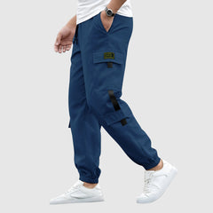 Jonas | Relaxed Fit Cargohose für Herren modern in Blau