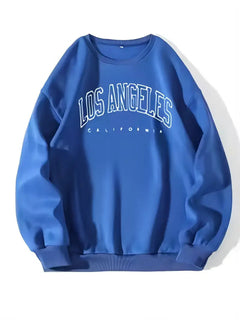 Alex | Unisex Winter Sweatshirt in Blau