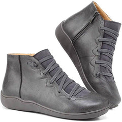 Alina™ – Bequeme Stiefeletten in Hellgrau