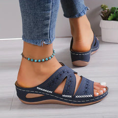 Moana® | Orthopädisch bequeme Damensandalen in Blau