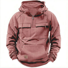 Alvaro | Hoodie mit Futter aus Baumwollmischung in Rose