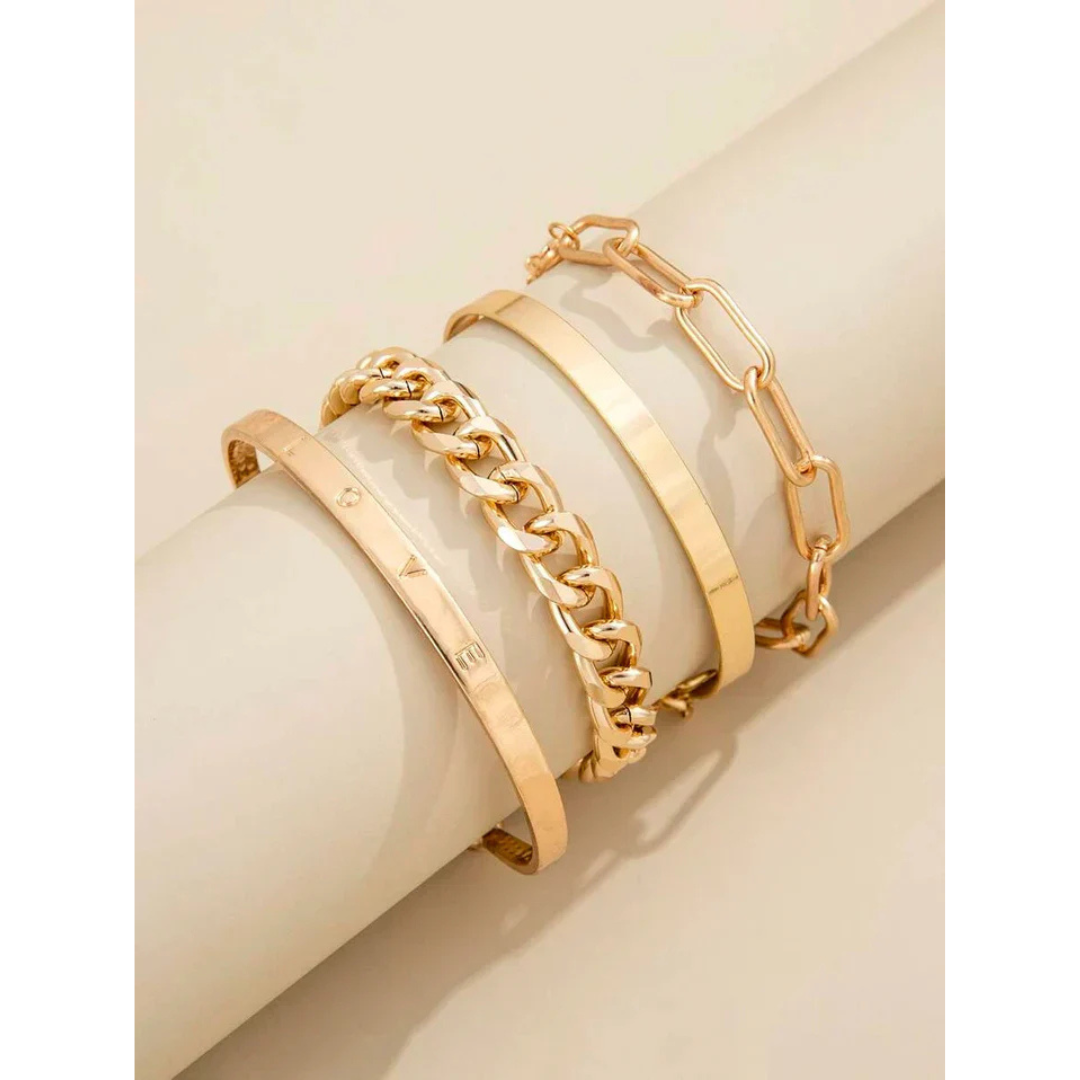 Luisa - Goldene Armreif-Kollektion