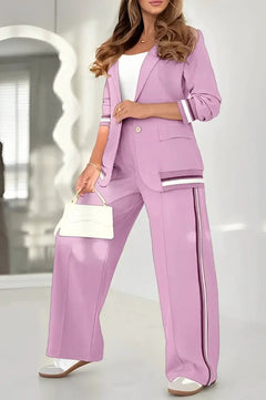 Elly | Elegantes Zweiteiliges Set in Rosa