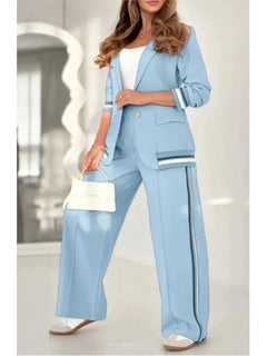 Elly | Elegantes Zweiteiliges Set in Hellblau
