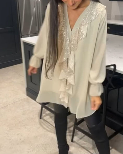 Anneliese - Bluse mit Rüschen und elegantem Stil