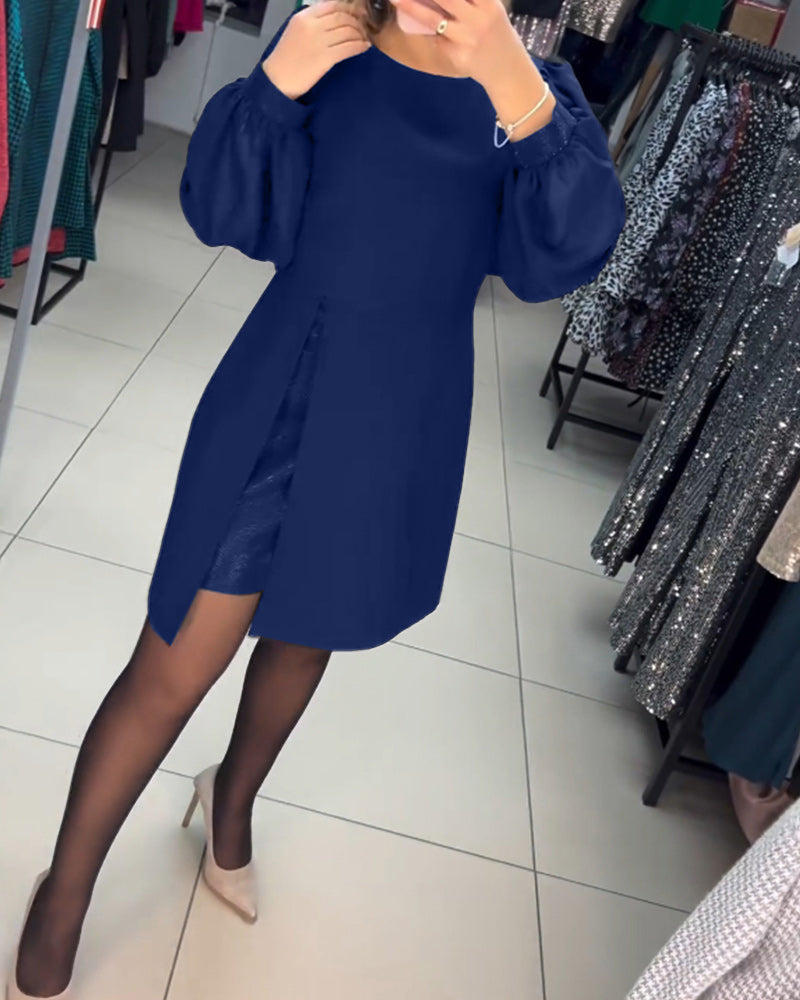 Annika - Elegantes einfarbiges Kleid