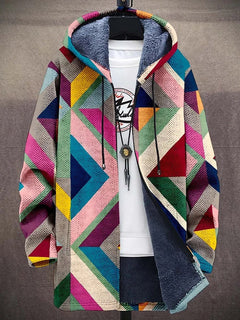 Aria™ - Luxuriöser künstlerisch inspirierter Cardigan in Mehrfarbig