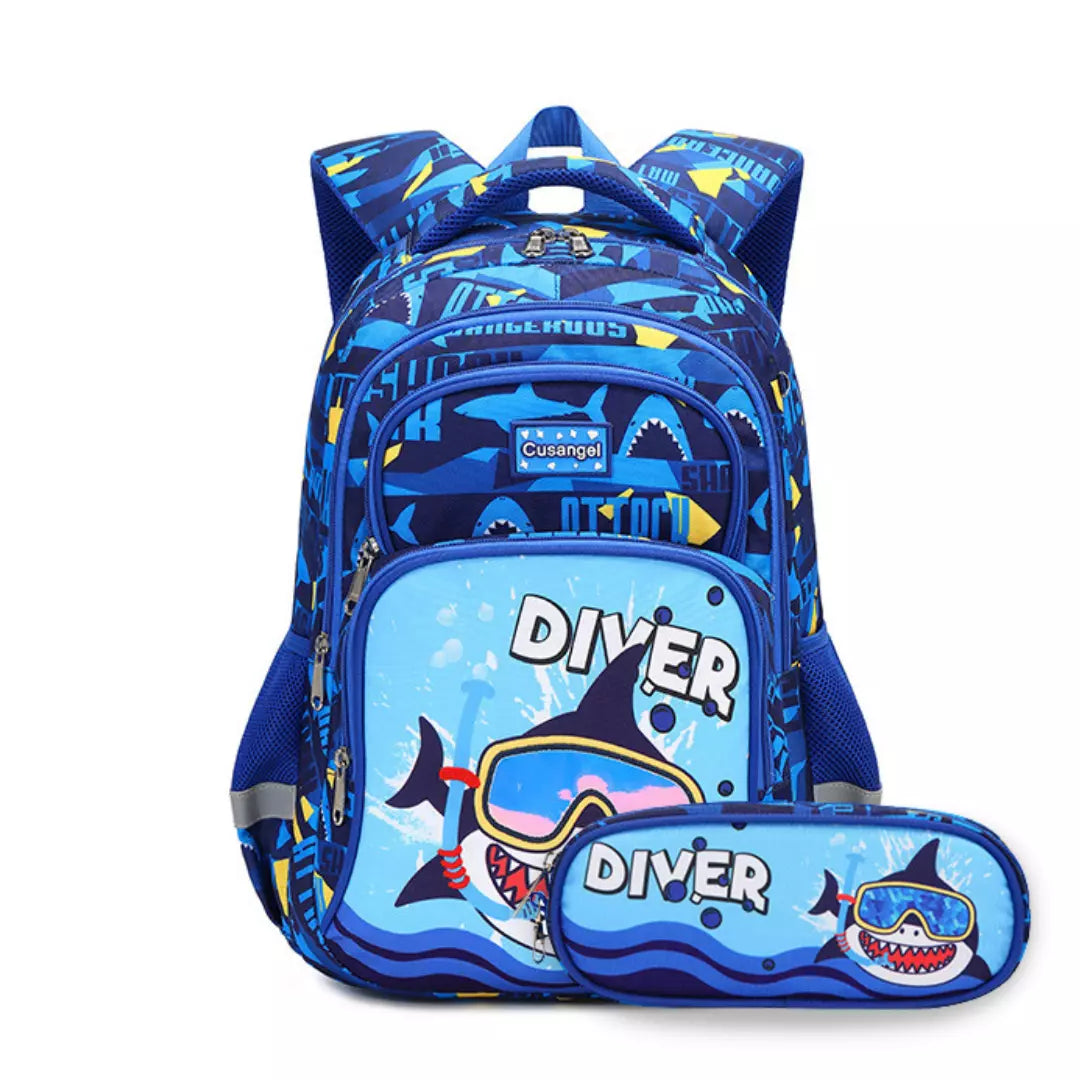 Ralphmattew - Ergonomische Ultraleichte Schultasche mit kostenlosem Stifthalter