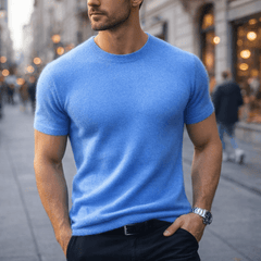 Auro | Ultra-weiches leichtes Damen-T-Shirt in Blau