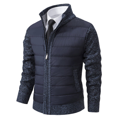 Herren Winter Strickjacke | Mit Reißverschluss