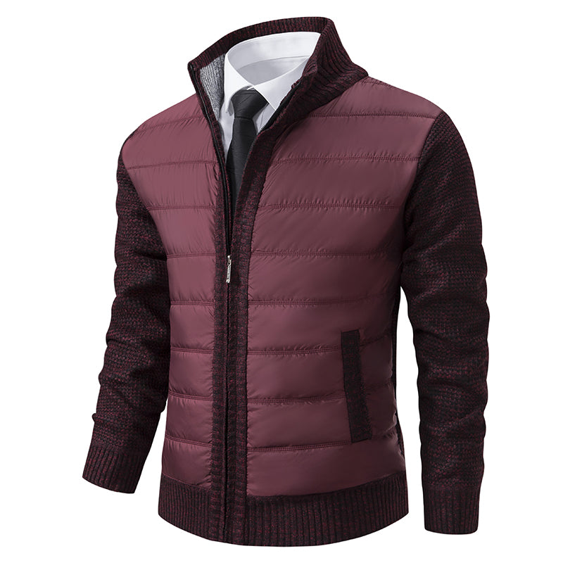 Herren Winter Strickjacke | Mit Reißverschluss